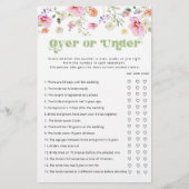 Papier Fleur sauvage floral au-dessus ou sous la douche n (Devant)