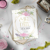 Papier Fleur sauvage Printemps Budget Mariage Enregistrer