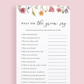 Papier Fleur sauvage Qu'Est-Ce Que La Salle A Dit Jeu De