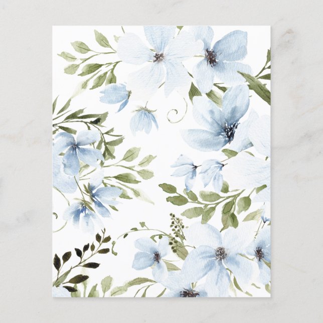 Papier Fleur sauvage Voudrait-Elle Plaire | Jeu de Fête d (Dos)