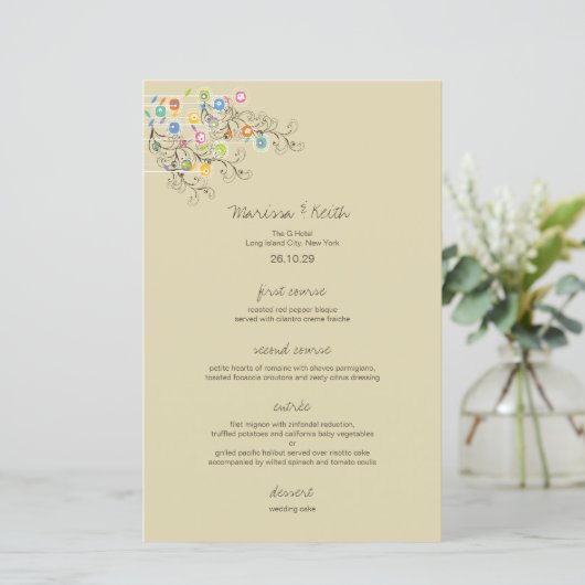 Papier Fleur Super Whimsical Jardin Chic Mariage Party (Debout devant)