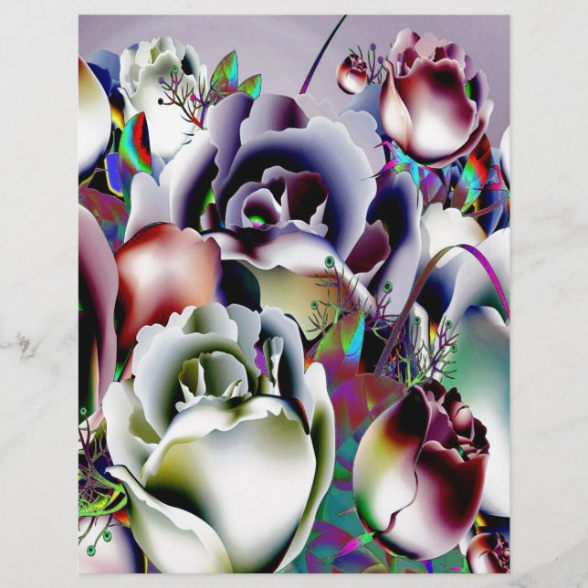 Papier Fleurs (Devant)