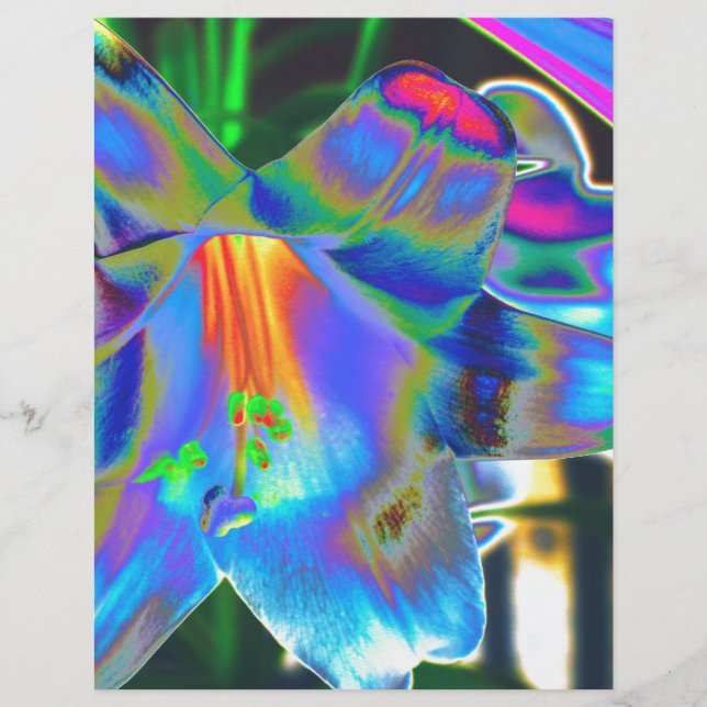 Papier Fleurs (Devant)