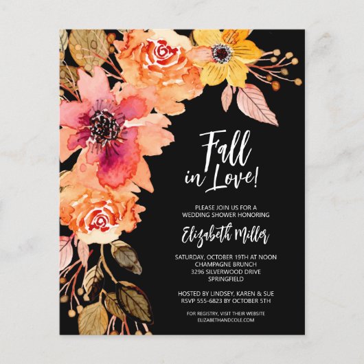 Papier Fleurs à petit prix sur les cartons d'invitation d (Devant)
