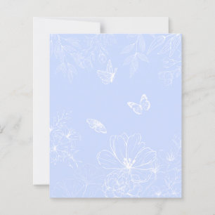 Papier Fleurs bleu clair Motif, Floral, Minimaliste