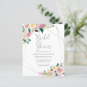 Papier Fleurs budgétaires Verdure Fête des mariées géomét (Debout devant)