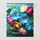 Papier Fleurs colorées (Dos)