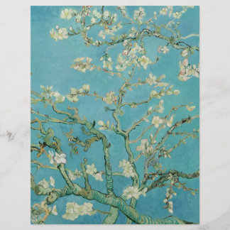 Papier Fleurs d'amandes par Vincent Van Gogh Art