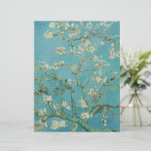 Papier Fleurs d'amandes par Vincent Van Gogh Art (Debout devant)