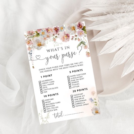 Papier Fleurs d'aquarelle Ce qui est dans votre jeu de sa