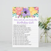 Papier Fleurs d'aquarelle Comme vous connaissez bien anni (Debout devant)