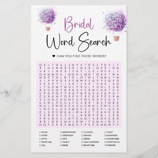 Papier Fleurs de ballon à l'aquarelle | Jeu de recherche  (Devant)