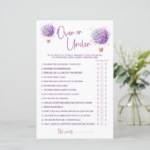 Papier Fleurs de ballon aquarelle | Over & Under Game (Debout devant)