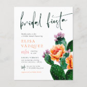 Papier Fleurs de cactus de budget Fiesta de mariage audac (Devant)