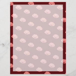 Papier Fleurs de chrysanthème japonais rose