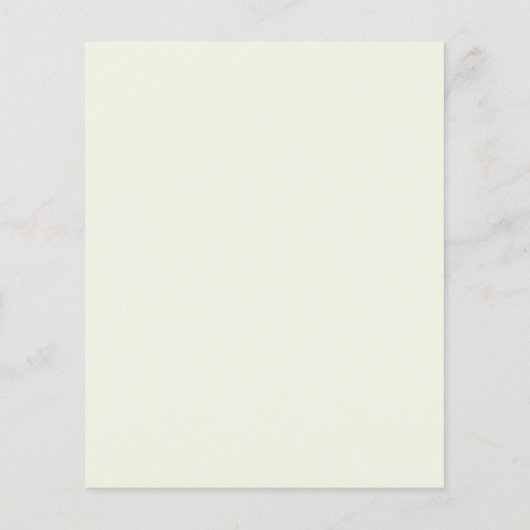 Papier Fleurs de citrons et Faire-part de mariage de verd (Dos)