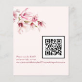 Papier Fleurs de printemps rose magnolia budget (Dos)