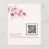 Papier Fleurs de printemps rose magnolia budget (Dos)