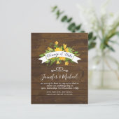 Papier Fleurs de soleil Changement de date Plans de repor (Debout devant)