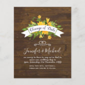 Papier Fleurs de soleil Changement de date Plans de repor (Devant)