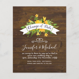 Papier Fleurs de soleil Changement de date Plans de repor