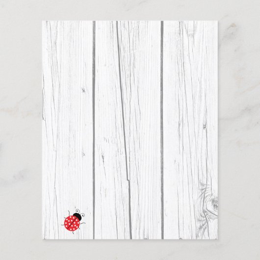 Papier Fleurs de soleil d'anniversaire budget bois blanc  (Dos)