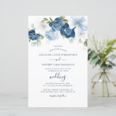 Papier Fleurs de verdure Eucalyptus aquarelle mariage ble (Debout devant)