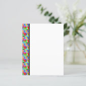 Papier FLEURS DE VIE - gradients multicolores motif (Debout devant)