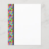 Papier FLEURS DE VIE - gradients multicolores motif (Dos)