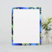 Papier Fleurs fractales (Debout devant)