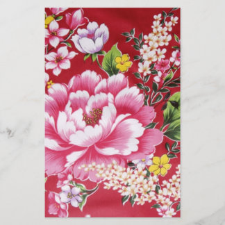 Papier Fleurs japonaises Kimono