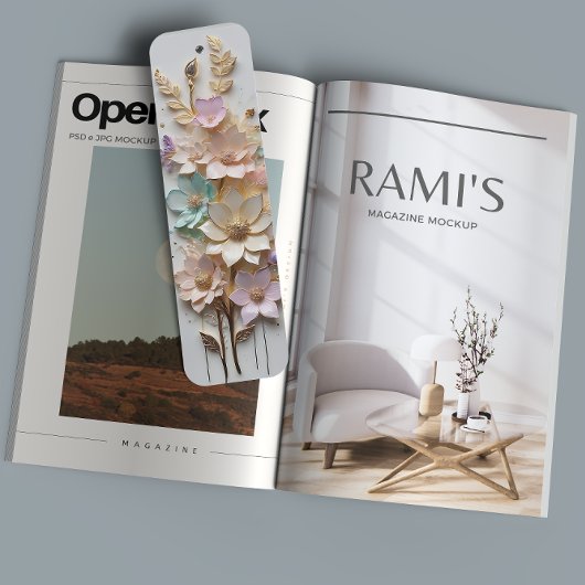 Papier Fleurs Jolis 3D Floral do-it-yourself Signet C