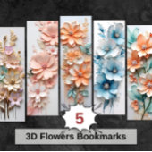 Papier Fleurs Jolis 3D Floral do-it-yourself Signet C
