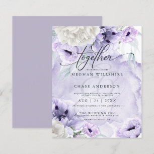 Papier Fleurs Lilac Aquarelles Élégantes Et Abordables