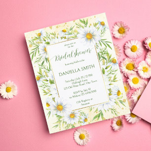 Papier Fleurs marguerites sauvages budget nuptiale invita