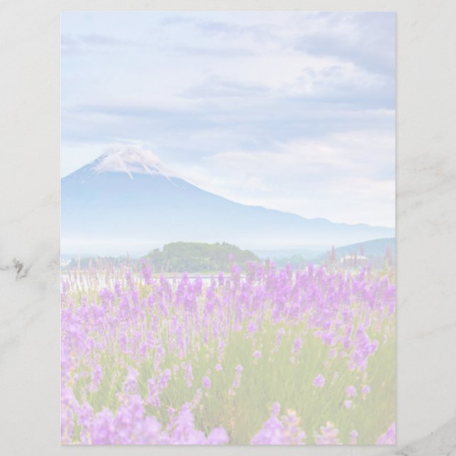 Papier Fleurs | Mont Fugi Japon (Devant)