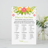 Papier Fleurs Qu'est-ce qu'il y a dans votre sac à main (Debout devant)