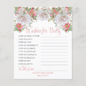 Papier Fleurs roses douces Fleurs roses Filles roses Chai (Devant)