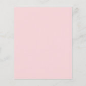 Papier Fleurs roses roses faire-part de mariage dentelles (Dos)