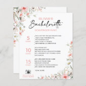 Papier Fleurs sauvages de chasse de bachelorette personna (Devant / Derrière)