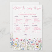 Papier Fleurs sauvages de prés roses ce qui est dans votr