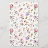 Papier Fleurs sauvages Quel âge avait la mariée pour être (Dos)