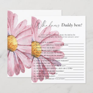 Papier Fleurs sauvages qui connaît le mieux jeu de papa