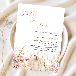 Papier Fleurs sauvages tombent amoureux citrouille budget