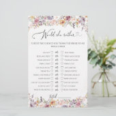 Papier Fleurs sauvages Voudrait-elle plutôt le jeu de dou (Debout devant)