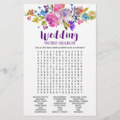 Papier Fleurs violettes et roses "Il a dit qu'elle a dit" (Dos)