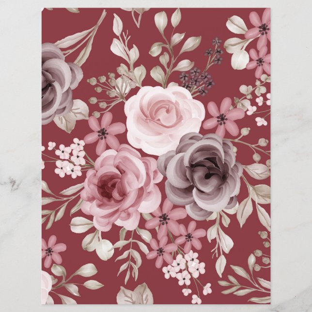 Papier Floral (Devant)