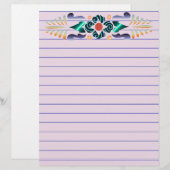 Papier Floral (Devant / Derrière)