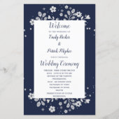 Papier Floral blanc (Devant)