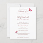 Papier Floral Botanical Butterflies Memorial Dear Ones (Dos)